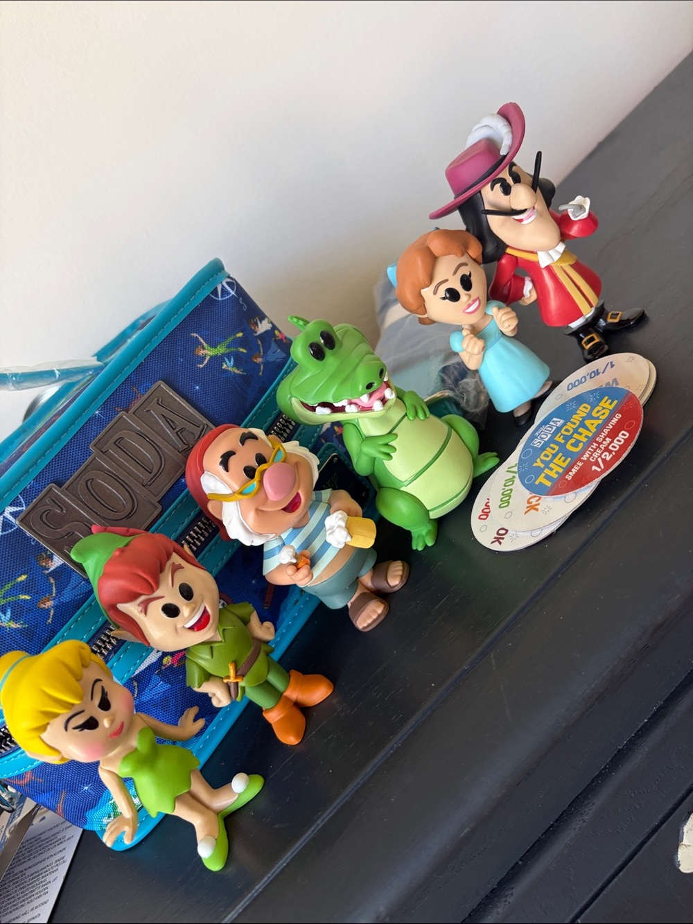 Disney Funko Vinyl Soda Peter Pan 6-Pack with Cooler & Smee Chase